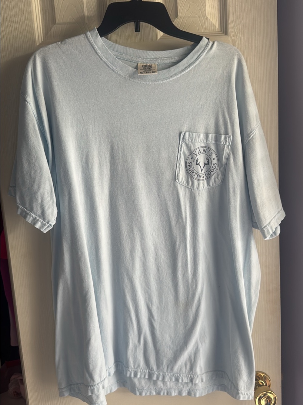 Light Blue Pocket Tee - Casual Shirt